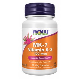 Now Foods Vitamin K-2 MK-7 100 mcg 60 Veg-Kapseln