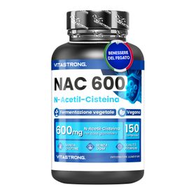 Vitastrong NAC – 150 Vegane Tabletten, Antioxidans Und Entgiftung