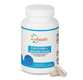 Vihado Calcium + Magnesium hochdosiert – wichtige Mineralstoffe