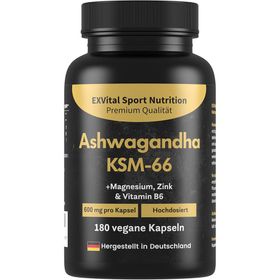 EXVital® Bio Ashwagandha KSM-66® Premiumrohstoff 600 mg pro Kapsel