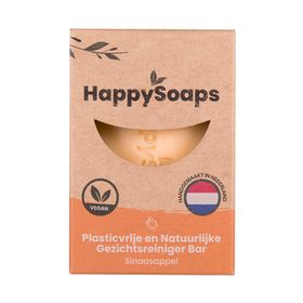 HappySoaps Fester Gesichtsreiniger Orange