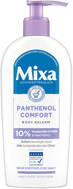 Mixa Panthenol Comfort Body Balsam, juckreizlindernder und beruhigender Balsam