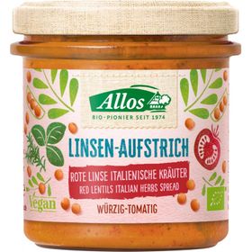 Allos  Rote Linse Ital. Kräuter Aufstrich glutenfrei