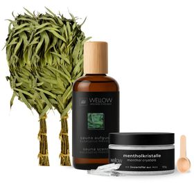 Wellow Sauna Banja Set Eukalyptus Frischekraft