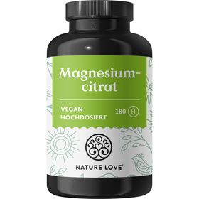 NATURE LOVE® Magnesium (Tri-Magnesium Dicitrat)