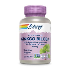 Solaray Ginkgo-Biloba Extrakt 60 mg 24%