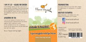 I love my cat Gelenke und  Knochen Kapseln