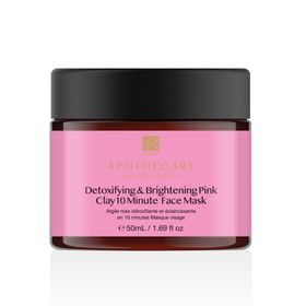 Dr Botanicals Entgiftende & aufhellende rosa Tonmaske 10 Minuten 50ml