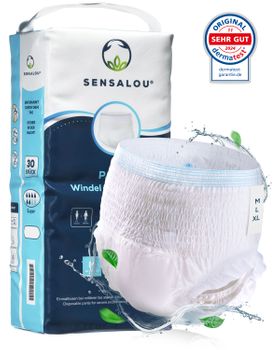 Sensalou Inkontinenzpants Super Pants Erwachsene Erwachsenenwindeln Gr. L (30) Einweghosen