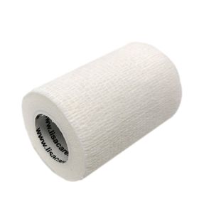 LisaCare selbsthaftende Bandage - Weiß - 7,5cm x 4,5m