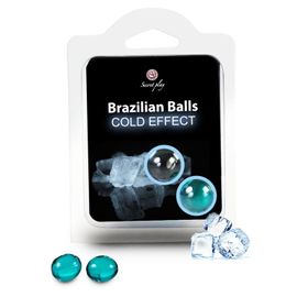 Secretplay - 2 Brasilianische Kugeln mit Kälte-Effekten