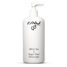 RAU Cosmetics White Tea & Sugar Beet Showergel pflegendes Duschgel für einen intensiven Duschgenuss