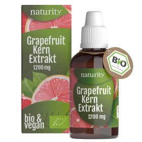 Naturity - Grapefruitkern-Extrakt 1200mg + Vitamin C