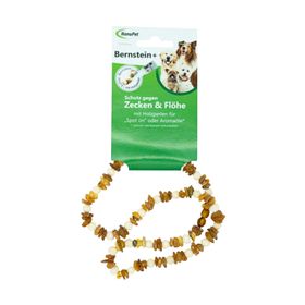 Bernsteinkette Zecken- und Flohhalsband für Katzen