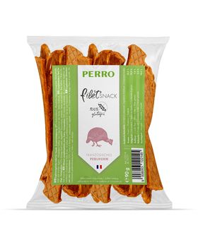 PERRO Geflügel Filet Snack - Kausnack für Hunde