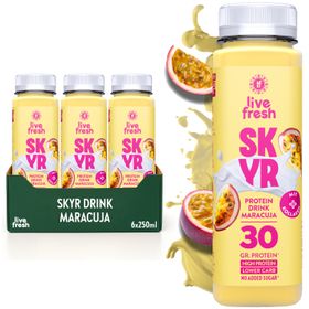 LiveFresh Skyr High Protein Drink - Maracuja - Proteinshake Alternative