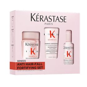 Kérastase, Genesis, Pflegeroutine mit Shampoo, Haarspülung & Hitzeschutzspray, Probierset