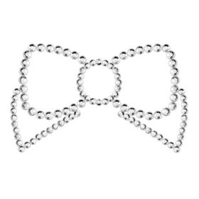Bijoux - Silberne Nippelcover in Schleifen-Form