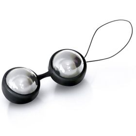 Luxus Liebeskugeln "Luna Beads Silber" | Aus reinstem Edelstahl, für Beckenboden Training | LELO
