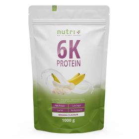 nutri+ 6K Eiweißpulver 1kg - Protein Shake ohne Whey