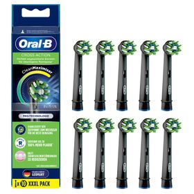 Oral-B - Aufsteckbürsten "CrossAction CleanMaximizer" in Schwarz