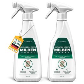 SILBERKRAFT Milbenspray für Matratzen & Textil