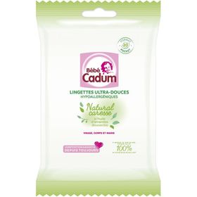 Cadum - Ultra-Soft Natural Caresse Feuchttücher