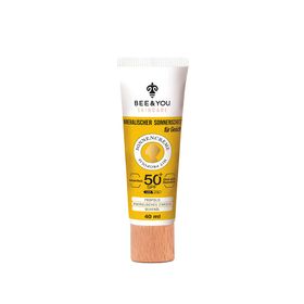 BEE&YOU Sonnencreme Gesicht , Mineralischer Sonnenschutz mit Propolis