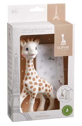 elements for kids GmbH Sophie la girafe® + Stoffbeutelchen (Geschenkkarton weiß)