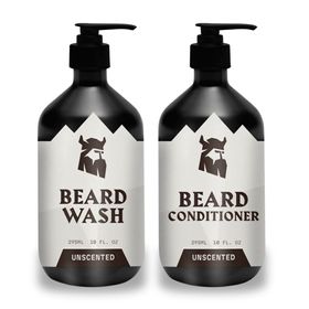 Striking Viking Pro Serie – Bartshampoo & Spülung – Duftfrei – Natürlich – Für den täglichen Gebrauc