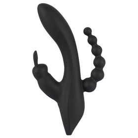 Vibrator Triple G-Spot Vibrator |  7 Vibrationsmodi, mit Klitoris- und Anus-Stimulator | Sweet Smile