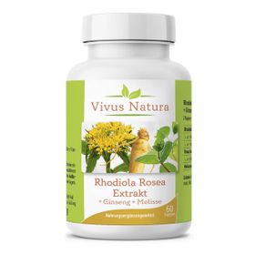 Vivus Natura Rhodiola Rosea Extrakt Kapseln