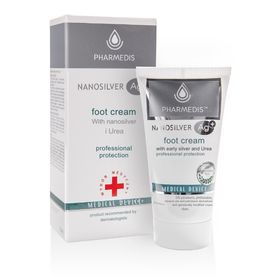Fußcreme mit Nanosilber und Urea Pharmedis