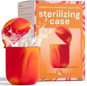 Bodyotics Menstruationstassen-Sterilisator: Bodyotics Comfycase für Scheibe & Tasse