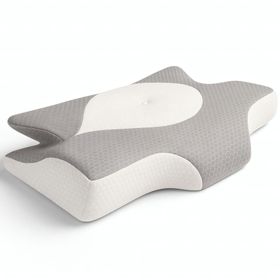 SHAPEVITAL Nackenkissen OrthoStar | ergonomische Schmetterlingsform | 2 Kissenhöhen