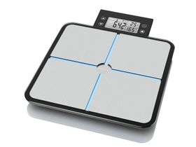 medisana BS 460 digitale Körperanalysewaage - Personenwaage mit abnehmbarem LCD-Display