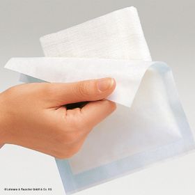Lohmann & Rauscher Gazin Mullkompressen steril 8- fach 17- fädig 20 x 5 Stück 7,5 x 7,5 cm