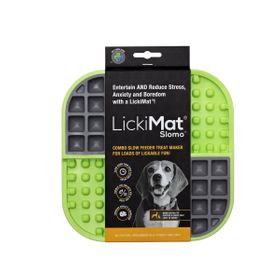 LickiMat Slomo - TRP Schleckmatte für Hunde - grün - 20 cm