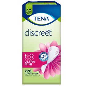 TENA 10x28 Stück Lady Discreet Ultra Mini diskrete Einlage für leichte Blasenschwäche