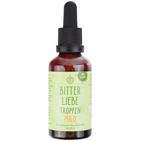 BitterLiebe - Bittertropfen ohne Alkohol - Bitterstoffe Tropfen mild - für Dein Wohlbefinden