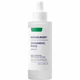 EQQUALBERRY Swimming Pool Ampoule – Feuchtigkeitsspendendes Gesichtsserum mit Hyaluronsäure