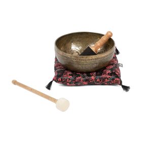 bodhi Tibetische Klangschale mit 5 BUDDHAS