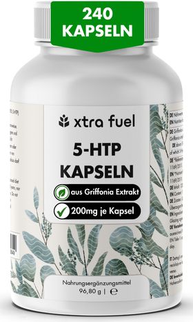 XTRA FUEL 5-HTP 200 - 30% Samen-Extrakt aus Griffonia Simplicifolia