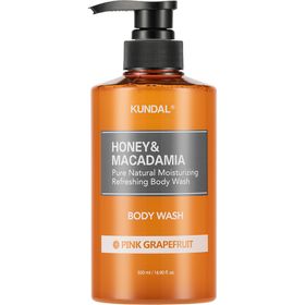 KUNDAL Honey & Macadamia Duschgel Pink Grapefruit – pH-balanciert