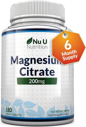 Nu U Nutrition Magnesiumcitrat 200mg