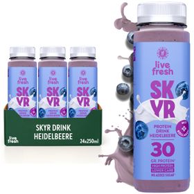 LiveFresh Skyr High Protein Drink - Heidelbeere - Proteinshake Alternative