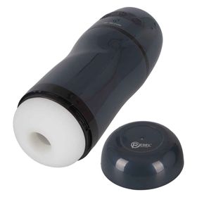 Masturbator „2 Functions“, mit Vibration und Saugfunktion | Rebel