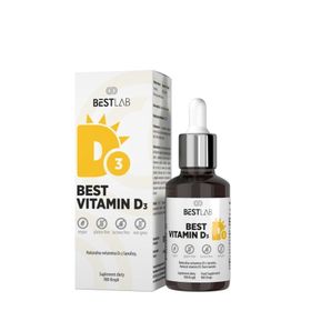 Best Lab Best Vitamin D3 Nahrungsergänzungsmittel zur Unterstützung der Knochen- und Immungesundheit