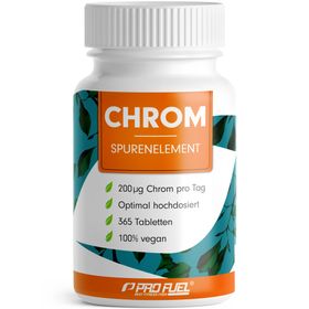 ProFuel - Chrom Picolinat Tabletten mit 200 mcg Chrom - Unabhängig laborgeprüft