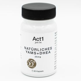 Natürliches Yams+DHEA 25 mg - Act1 just be.